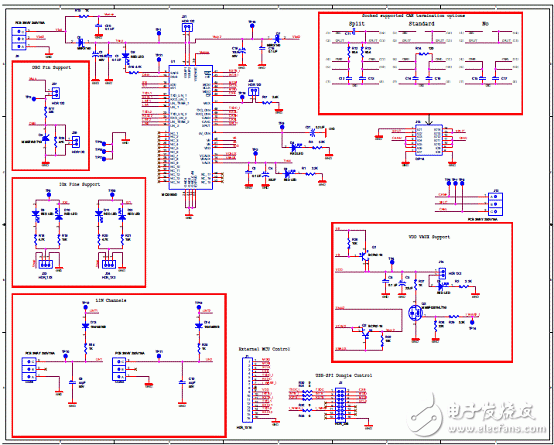 KIT33905D5EKEVBE主要特性,建立框图,电路图,和PCB元件,KIT33905D5EKEVBE主要特性,建立框图,电路图,和PCB元件,第11张