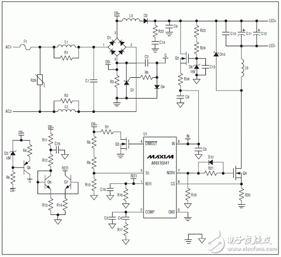 Maxim MAX16841最大化效率离线LED驱动解决方案,2011102811371875.gif,第3张