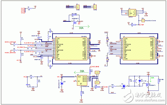 马达驱动评估板STEVAL-VNH5019A主要特性,电路图,第8张