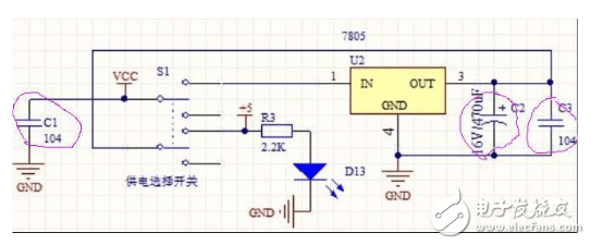 7805稳压电路介绍_7805稳压电路三个电容分别是什么？,7805稳压电路介绍_7805稳压电路三个电容分别是什么？,第2张