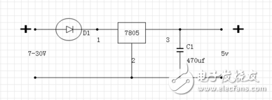 在7805稳压电路中电容该如何选择？,在7805稳压电路中电容该如何选择？,第4张