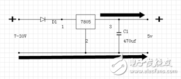 在7805稳压电路中电容该如何选择？,在7805稳压电路中电容该如何选择？,第6张