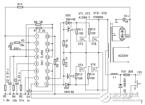 tl494简单逆变器电路分析,tl494简单逆变器电路分析,第7张