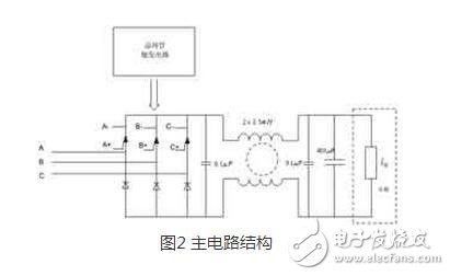 三相单控整流电路的设计及MBR30200PT在整流电路中的应用,整流电路广泛应用在直流电机调速，直流稳压电压等场合。而三相半控整流桥电路结构是一种常见的整流电路，其容易控制，成本较低。本文中介绍了一种基于 PIC690单片机与专用集成触发芯片TC787的三相半控整流电路，它结合专用集成触发芯片和数字触发器的优点 ，获得了高性能和高度对称的触发脉冲。它充分利用单片机内部资源 ，集相序自适应、系统参数在线调节和各种保护功能于一体，可用于对负载的恒电压控制。主电路采用了三相半控桥结构，直流侧采用LC滤波结构来提高输出的电压质量。,第5张