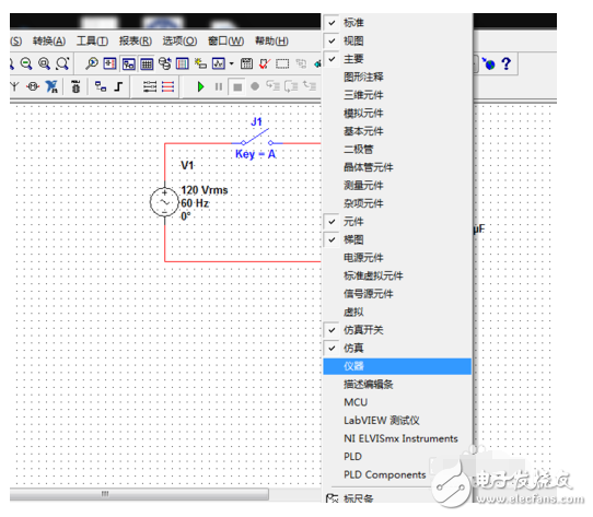 multisim中示波器在哪及使用方法解析, multisim中示波器在哪及使用方法解析 ,第3张