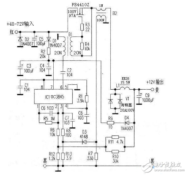 电动车72v转换器转12V如何接线,电动车72v转换器转12V如何接线,第2张