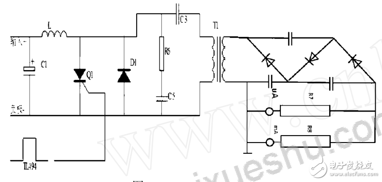 基于LM358的25kV高压电源可控硅一继电器过压保护整体电路,基于LM358的25kV高压电源可控硅一继电器过压保护整体电路,第2张