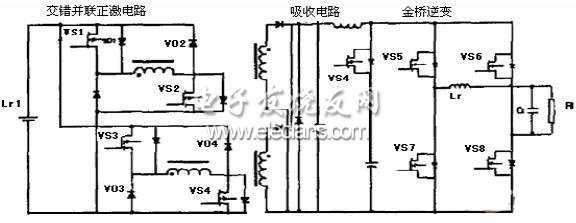 基于DSP的逆变电源控制系统设计,逆变器的主电路图,第2张