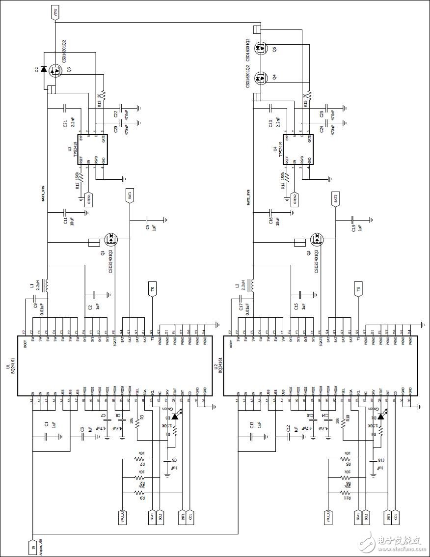 基于bq24161+TPS2419 双电池供电方案的设计分析,第5张