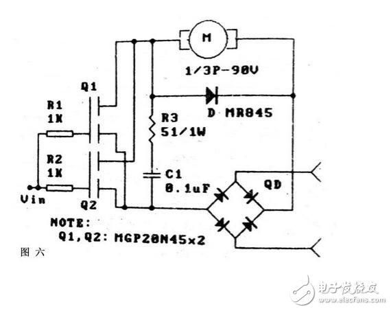 电机驱动电路的作用与电路原理图,第7张