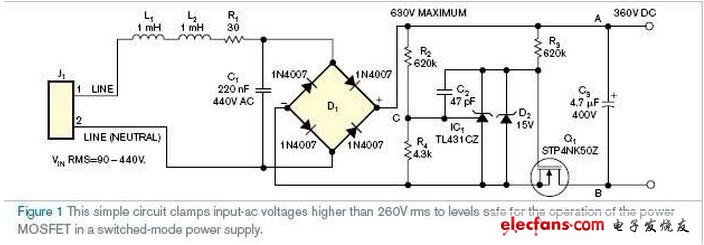 使用TL431分流稳压器限制高交流输入电压,第2张
