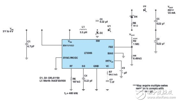 ADI用于通信的高压升压和反相转换器——LT8365,ADI用于通信的高压升压和反相转换器——LT8365,第5张