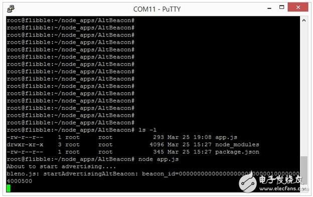 基于蓝牙的Beacon技术纯干货 量身定做自己的专属Beacon,图11 – Putty建立终端对话,第11张
