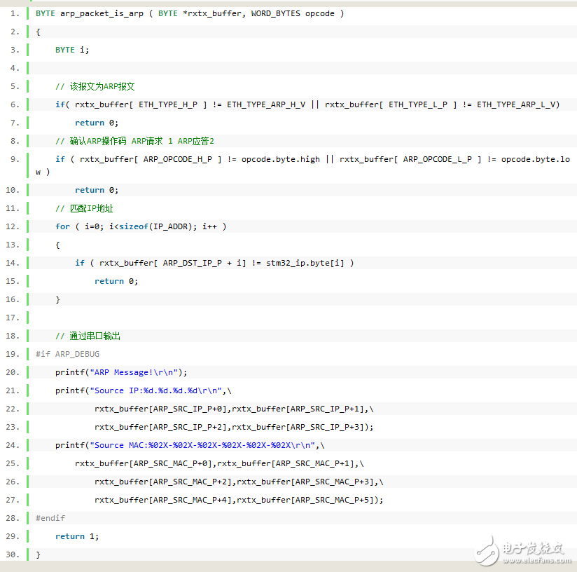 AVRNET源码并移植STM32 ARP和Ethernet的实现过程,AVRNET源码并移植STM32 ARP和Ethernet的实现过程,第9张