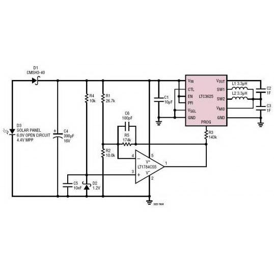 具 MPPT 的太阳能供电型超级电容器充电器,第2张