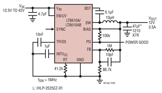 LT8610A 12V 降压型转换器,第2张