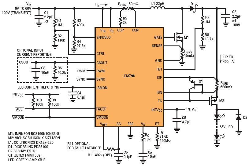 具稳健输出短路保护功能的 34W LED 驱动器,第2张