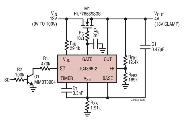 LTC4366 浪涌保护的汽车 12V 电源,第2张