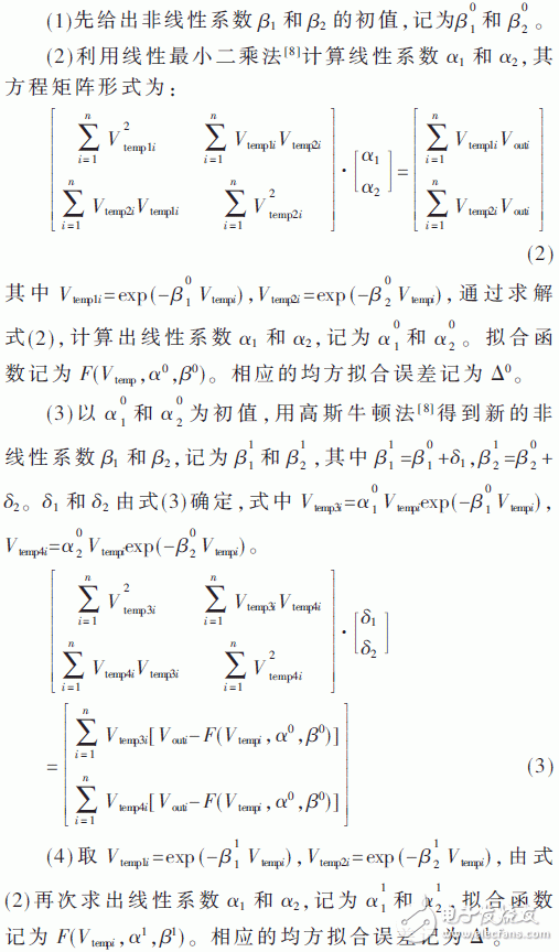 基于传感器温度补偿方法的双指数函数模型的温度补偿算法设计,基于传感器温度补偿方法的双指数函数模型的温度补偿算法设计,第3张