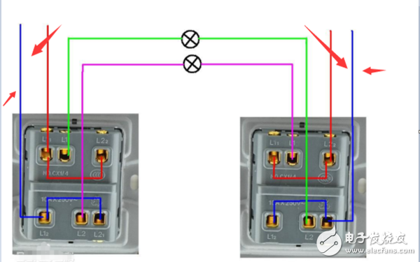 双开电灯开关怎么接线,双开电灯开关怎么接线,第5张