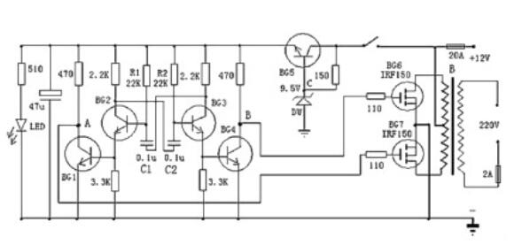 简单逆变器电路图,简单逆变器电路图,第2张