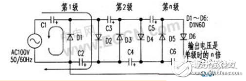 直流二倍压整流电路图（多谐振荡电路时基电路NE555变压器）,倍压整流电路图大全（九款倍压整流电路设计原理图详解）,第5张