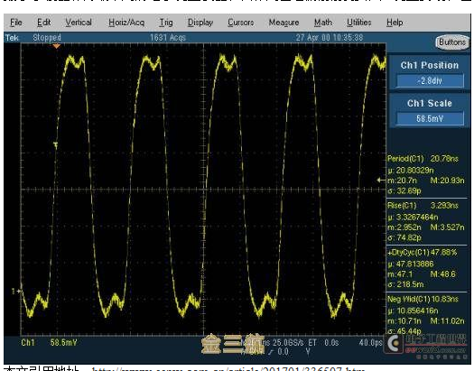关于示波器设置的抖动完美测量,关于示波器设置的抖动完美测量,第2张