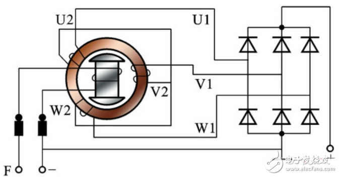 汽车发电机充电电路图大全（六管交流发电机九管交流发电机充电器）,汽车发电机充电电路图大全（六管交流发电机/九管交流发电机/充电器）,第3张