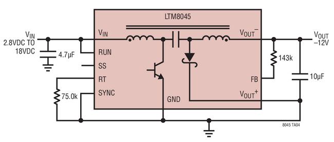 LTM8045 -12V 负输出转换器,第2张