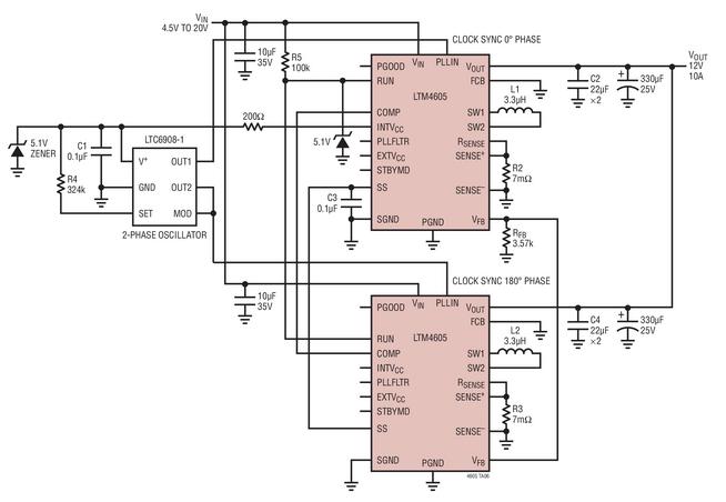 LTM4605 两相并联 12V10A 设计,第2张