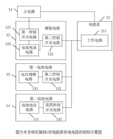 电能表供电电路以及使用该电路的电能表,电能表供电电路以及使用该电路的电能表,第2张