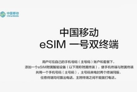 中国移动即将开启eSIM一号双终端业务试验,中国移动即将开启eSIM一号双终端业务试验,第2张