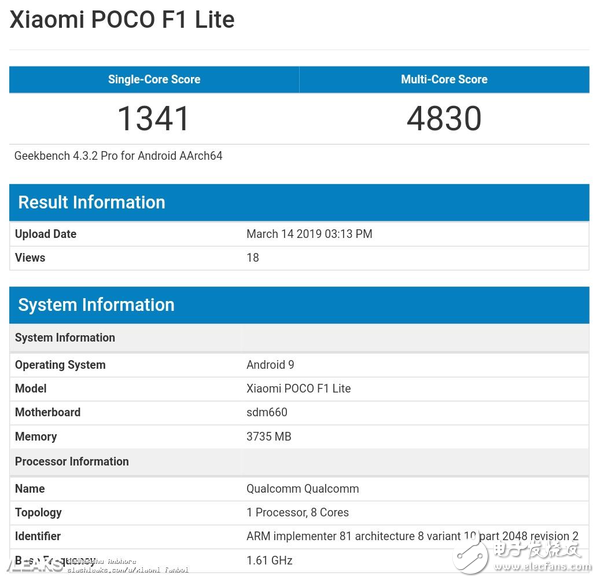 小米Pocophone F1 Lite曝光采用了骁龙660处理器具有很高的性价比,小米Pocophone F1 Lite曝光采用了骁龙660处理器具有很高的性价比,第3张