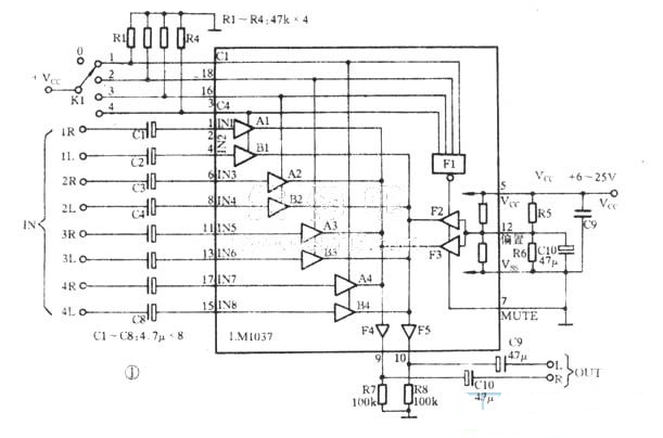 6种音频电子开关电路分析,6种音频电子开关电路分析,第3张