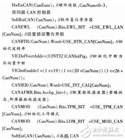 基于ARM7和CAN总线的电子送经卷取系统设计,第6张