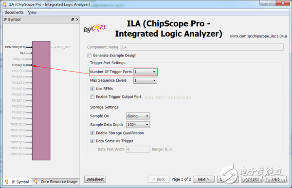 Xilinx FPGA ChipScope的ICONILAVIO核使用,Xilinx FPGA ChipScope的ICON/ILA/VIO核使用,第7张