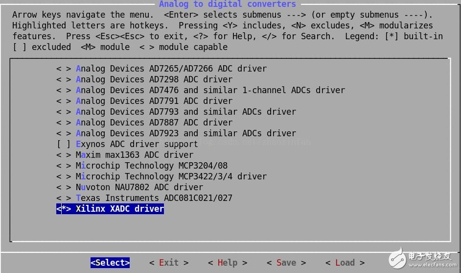 基于Linux的XADC控制器模块的两种形式配置,第6张