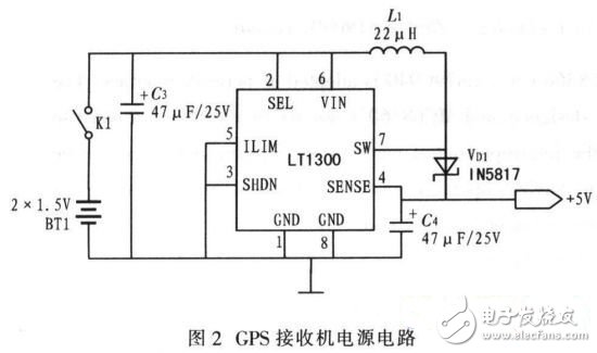 基于PIC单片机和GPS接收模块的手持式GPS定位系统,电路图2,第3张