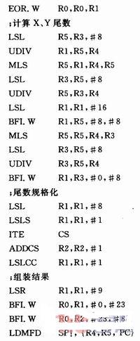 Cortex-M3内核浮点型运算的研究与实现,第5张