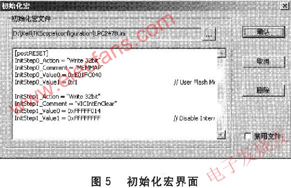 TKScope嵌入式仿真开发平台介绍,初始化宏界面 www.elecfans.com,第4张