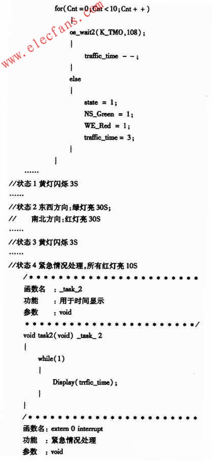 基于RTX51实时 *** 作系统的交通灯控制系统的设计,第4张