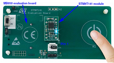 基于STM8T141设计的触摸或接近检测方案,第7张