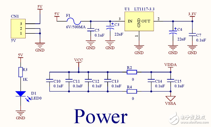 stm32f103rct6最小系统原理图,stm32f103rct6最小系统原理图,第5张