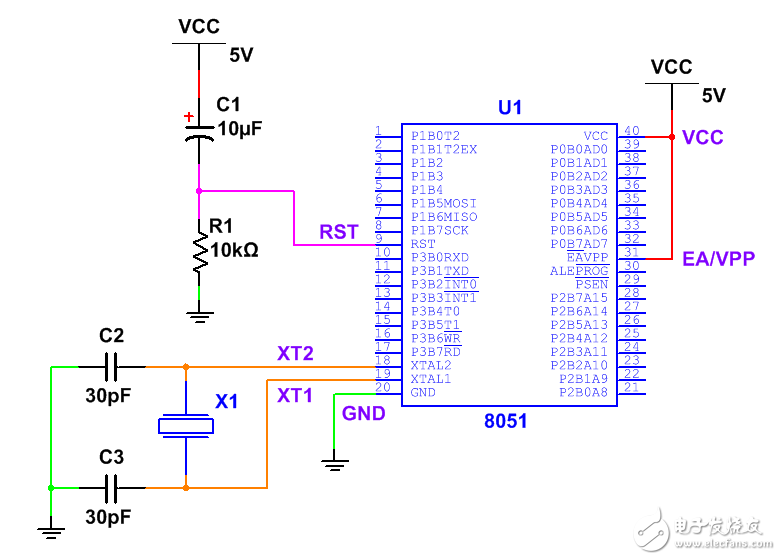 单片机入门指南：单片机最小系统组成电路及其作用,第3张