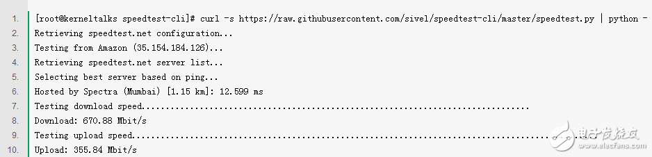 Linux终端测试网速的方法,Linux终端测试网速的方法,第8张