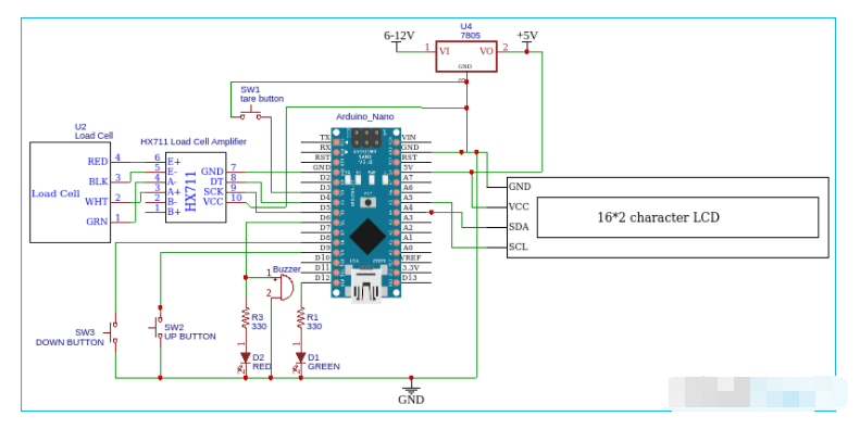 基于HX711和Arduino构建便携式负载秤,pYYBAGLnmtCAdLg1AAEVyjrpyQ4815.png,第6张