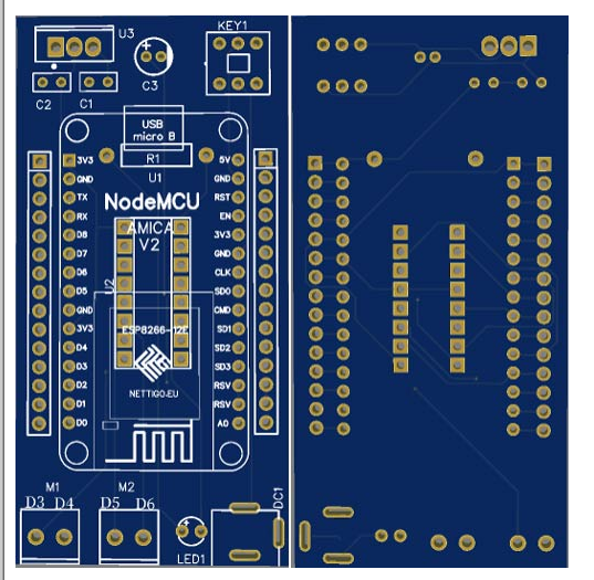 构建NodeMCU电机驱动器扩展板的方法,pYYBAGLrhIuANl1uAAX0xA6fAow272.png,第3张
