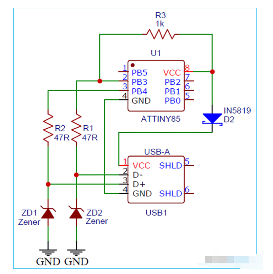 使用ATtiny85构建一个Digispark Rubber Ducky,pYYBAGLs5MyACwIvAAEjVkGkW0E125.png,第2张