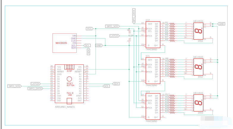 基于Arduino和MAX30205的数字温度计,pYYBAGLzb3CAfVyFAAEcbfaOEik509.png,第3张