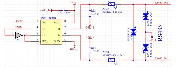 RS485通信接口特点及收发控制方法,pYYBAGMYTmWAfS7RAACL3NGeny0245.png,第3张